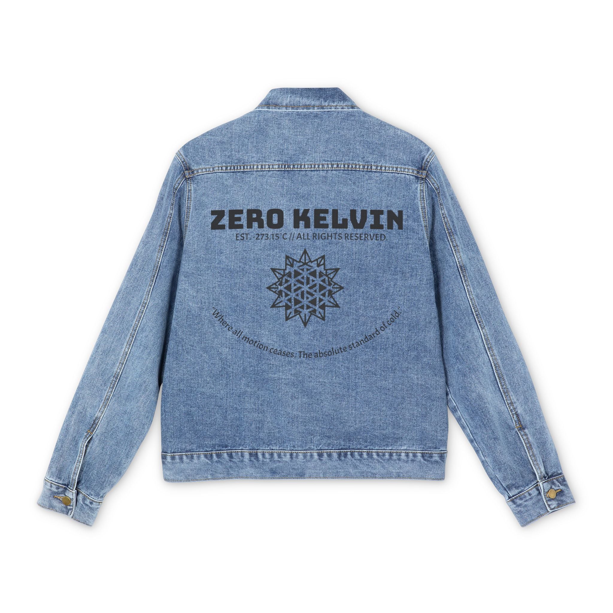 Denim Jacket — 'Zero Kelvin' Graphic