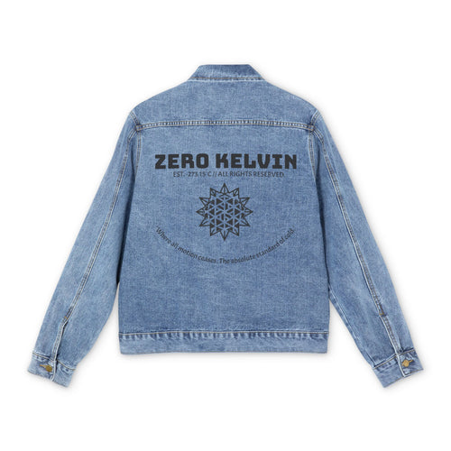 Denim Jacket — 'Zero Kelvin' Graphic